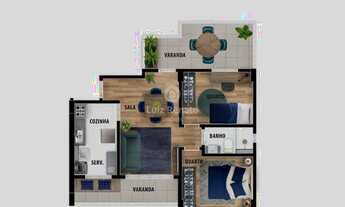 Imagem 6: Apartamento à venda 2 quartos 1 suíte 1 vaga - Santa Efigênia