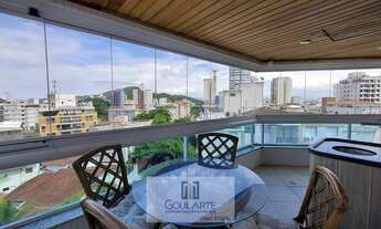 Imagem 2: Cobertura com sacada gourmet, 4 suítes climatizadas, terraço e lazer no condomínio na prai