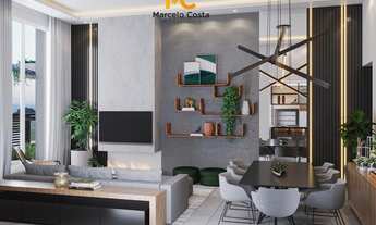 Imagem 4: Casas novas com alto padrão de acabamento e piscina