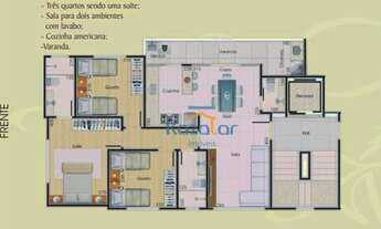 Imagem 2: Apartamento 3 quartos, suíte, 2 vagas à venda por R$ 605.000 - Jaraguá - Belo Horizonte/MG