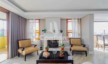 Imagem 3: Belo e amplo apartamento com 168m², 3 dormitórios com suíte, living 2 ambientes com lareir