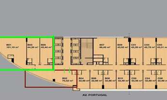 Imagem 5: Vendo 261.45 m2 sala comercial Órion Business & Health Complex