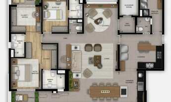 Imagem 2: APARTAMENTOS DE 3 SUITES E 3 VAGAS DEMARCADAS - TRÍAD VILA NOVA CONCEICAO