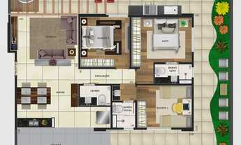 Imagem: Área privativa à venda, 3 quartos, 1 suíte