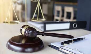 Imagem: Sala em escritório de advocacia