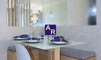 Imagem 4: Apartamento 2 dormitórios novo com piso 47m2 1 vaga Condomínio com piscina e segurança pró