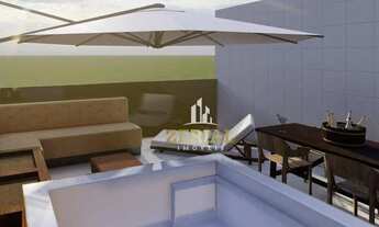 Imagem 3: Apartamento Duplex com 2 dormitórios à venda, 89 m² por R$ 520.000 - Campestre - Santo And