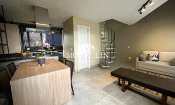 Imagem 2: Charmoso duplex totalmente reformado e mobiliado - Venda R$ 640.000,00 e locação R$ 3.500