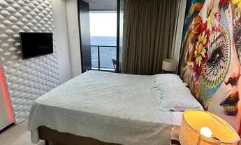 Imagem 5: Oportunidade, lindo apartamento, andar alto, vista livre pro mar, mobiliado e decorado, co