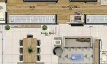 Imagem 2: Apartamento 3 Quartos com 3 Suítes e 119m² - Kobrasol