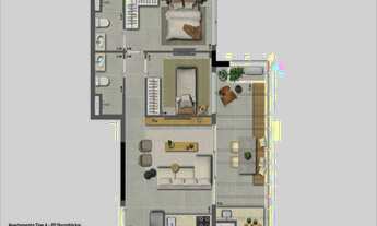 Imagem 5: APARTAMENTO DE 2 DORMITORIO 1 VAGA - CASA OMAGUAS