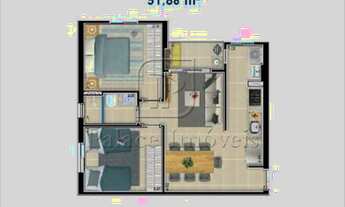 Imagem 5: Apartamento à venda, 2 quartos, 1 suíte, 1 vaga, SANTA CRUZ DO JOSÉ JACQUES - Ribeirão Pre