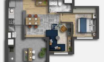 Imagem 4: Oportunidade apartamento 2 dorms apenas 569.000,00 pertinho do Metro - lazer completo e di