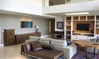 Imagem 2: Apartamento Duplex com 5 dormitórios para alugar, 307 m² por R$ 21.900,00/mês - Península