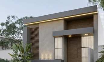 Imagem: Ampla casa PRONTA nascente com churrasqueira