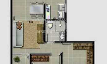 Imagem 4: Oportunidade* 2 quartos, sala, varanda, garagem, elevador, portaria 24h