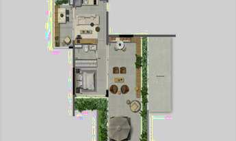 Imagem 5: APARTAMENTO DE 2 DORMITÓRIOS SENDO 1 SUITE 1 VAGA - CASA OMAGUAS