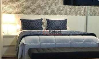 Imagem 2: Apartamento Stúdio Decorado de 41 m², totalmente mobiliado, 1 dormitório, 1 vaga de garage