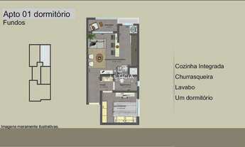 Imagem 5: Res. Costa do Sol - Apartamento 1 dorm. - Camobi