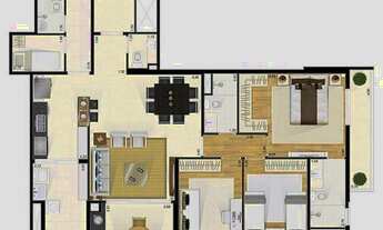 Imagem 3: Apartamento Duplex com 2 dormitórios para alugar Rua Francisco Dias Velho 66 Brooklin