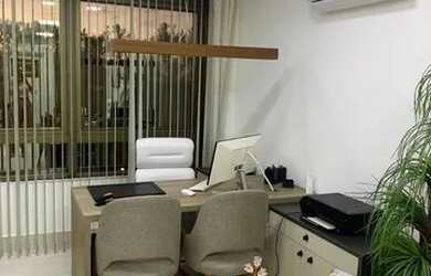 Imagem 2: Sala PREMIUM 36 m² Piso TRAVERTINO italiano 2 ar-condicionado split Móveis TODESCHINI Casa