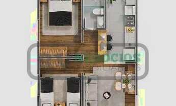 Imagem 7: )(- Oportunidade única! Apartamento com 2 quartos e lazer em São Pedro