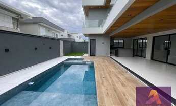 Imagem 2: Casa de luxo arquitetura moderna com 5 suítes à venda, 440 m² Condomínio Jardim do Golfe S