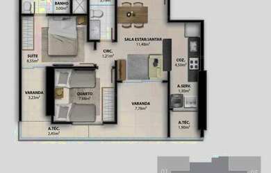 Imagem 2: Apartamento 3 quartos em Praia de Itaparica