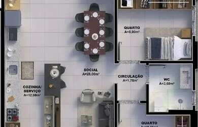 Imagem 3: Lindo apartamento com 03 dormitórios sendo 02 suítes no Bairro Pedra Branca em Palhoça