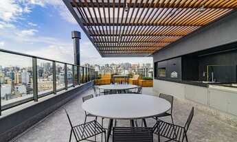 Imagem 3: Studio GO 24 da Melnick mobiliado no Auxiliadora