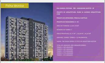 Imagem 1: Apartamento para venda possui 42 metros quadrados com 2 quartos em Jabaquara - Santos - SP