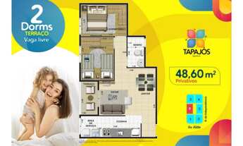 Imagem 4: Apartamento para venda tem 48 metros quadrados com 2 quartos em Eldorado - São Paulo - São