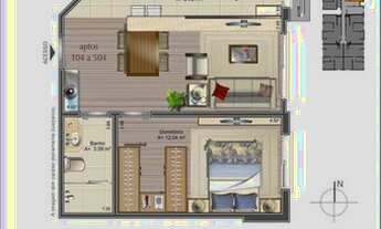 Imagem 2: Apartamento à venda, 1 quarto, 1 vaga, Centro - Carlos Barbosa/RS