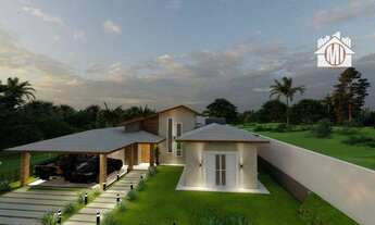 Imagem 5: Linda chácara em fase de construção, aceita financiamento, 3 suítes, piscina, paisagismo à