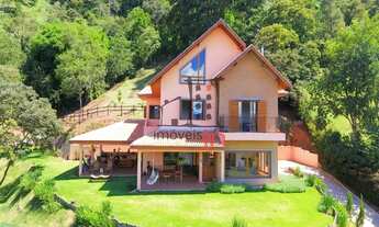 Imagem 2: Casa em condomínio - 570 m² - 4 suítes - terreno 10.000 m² - Venda por R$ 3.500.000 - Sant