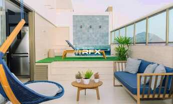 Imagem 3: BOA VIAGEM- COBERTURA LINEAR - VISTÃO PANOR/MAR- HIPER DECOR E MONTADA, PISCINA, 3 SUÍTES