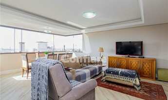 Imagem 4: Belo e amplo apartamento com 168m², 3 dormitórios com suíte, living 2 ambientes com lareir