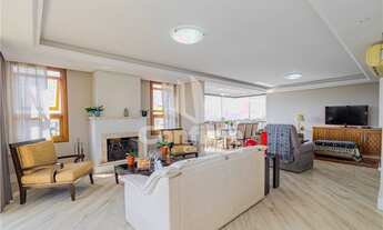 Imagem 2: Belo e amplo apartamento com 168m², 3 dormitórios com suíte, living 2 ambientes com lareir