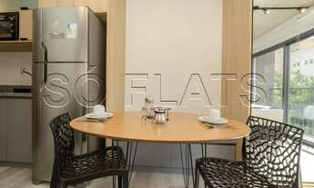 Imagem 5: Edifício Bela Vista, studio todo mobiliado disponível para locação contendo 25m² e 1 dormi