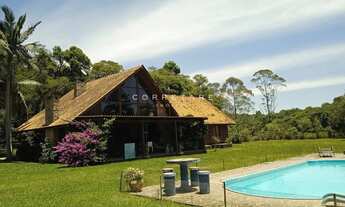 Imagem 5: ESTUDA PERMUTA: Chácara com 110.000m² em Campo Largo com casa sede completa, piscina, 3 qu