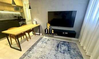 Imagem 5: Flat de 40m² mobiliado no Extension Berrini Andar alto, vista privilegiada