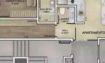 Imagem 6: Imóvel para venda possui 129 metros quadrados com 3 quartos em Petrópolis - Porto Alegre