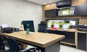 Imagem: Sala de alto padrão mobiliada para locação