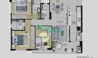 Imagem 4: Apartamento à venda no bairro Kobrasol - São José/SC