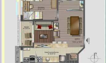 Imagem 4: Apartamento à venda, 2 quartos, 1 vaga, Centro - Carlos Barbosa/RS