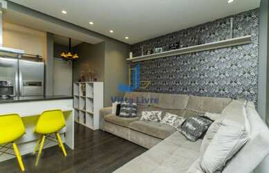 Imagem 7: Apartamento mobiliado na Vila Anastácio com 3 quartos, 2 vagas, imóvel no 11° andar com vi