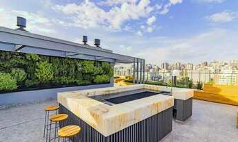 Imagem 4: Studio GO 24 da Melnick mobiliado no Auxiliadora