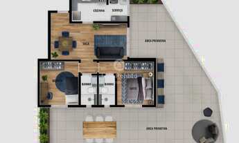 Imagem 5: Apartamento à venda 2 quartos 1 suíte 1 vaga - Santa Efigênia