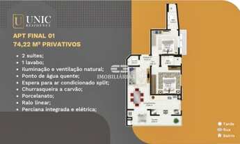 Imagem 7: LANÇAMENTO!! Apartamento com 02 dormitórios e 01 suíte em Barreiros!