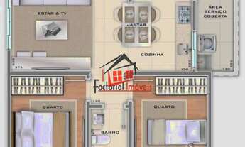 Imagem 2: Lançamento, apartamento, 2 quartos, elevador, 1 vaga à venda no bairro São Salvador